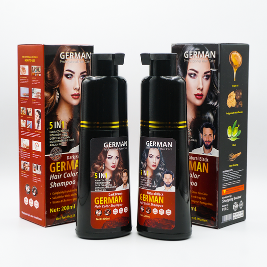 German Hair Color Shampoo 5-in-1. 200ml